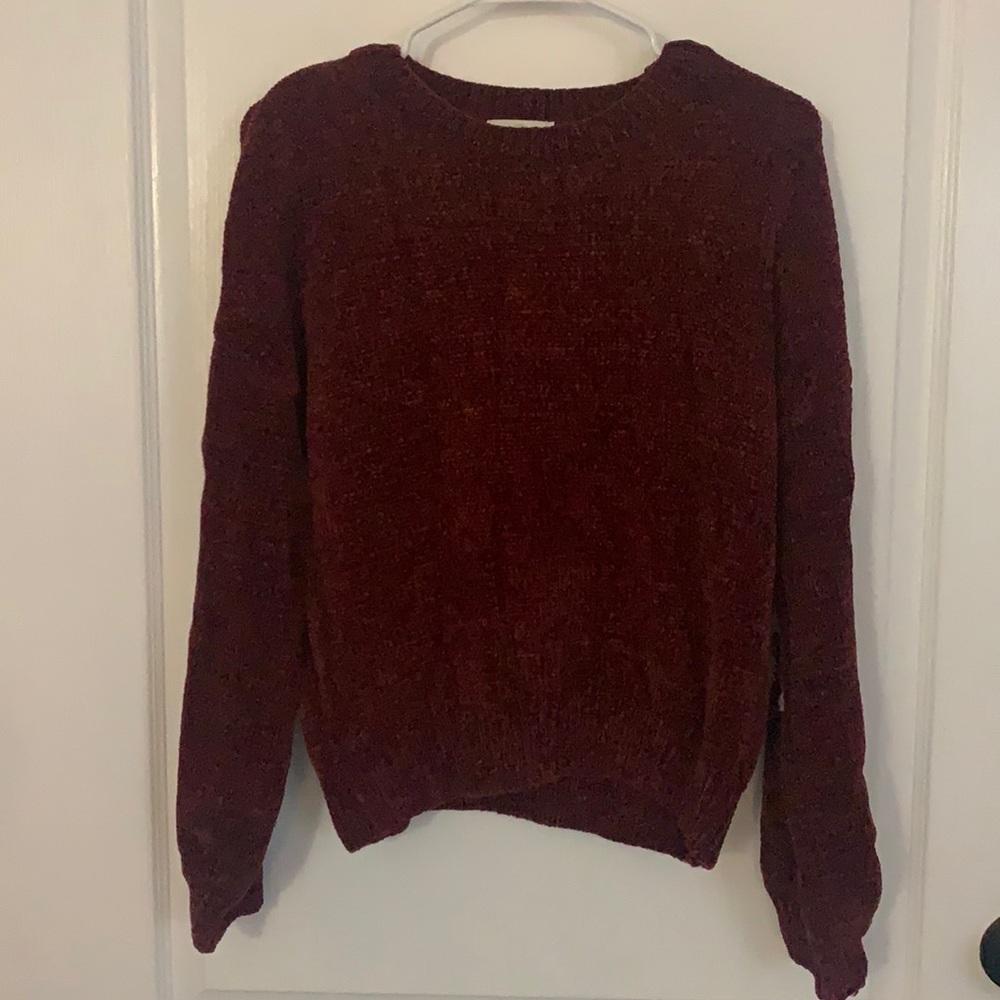 June & Ivy Maroon Sweater size M